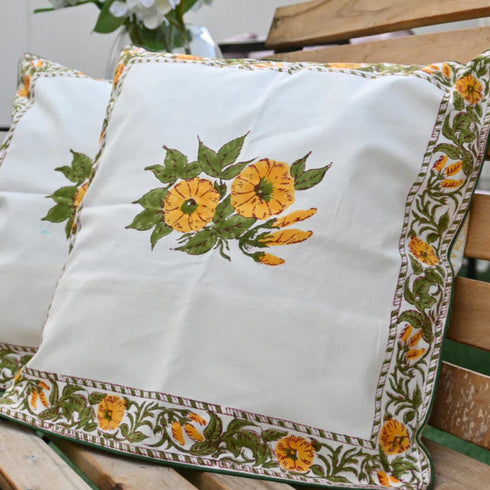 Designer Hand Block Print Cushion Covers (CU08)